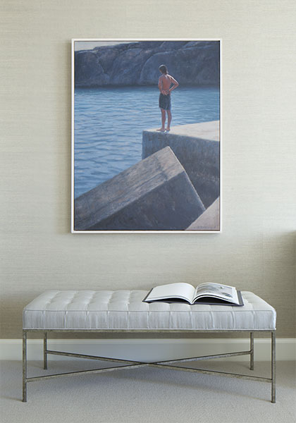 Painting and Bench Detail