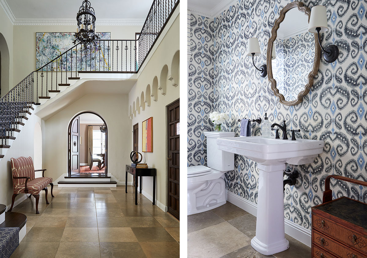 Entry Hall and Staircase | Bathroom Vanity