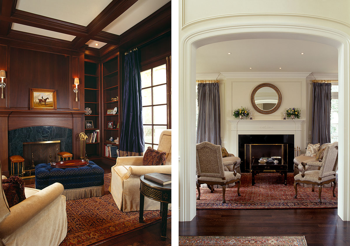 Library | Arch to Living Room